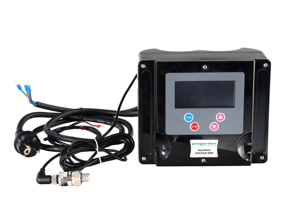 ProGARDEN AquaMatic 2200 Controler VFD 20-50Hz, 2.2kW, 1x230V-in, 1x230V-out, compact, LED