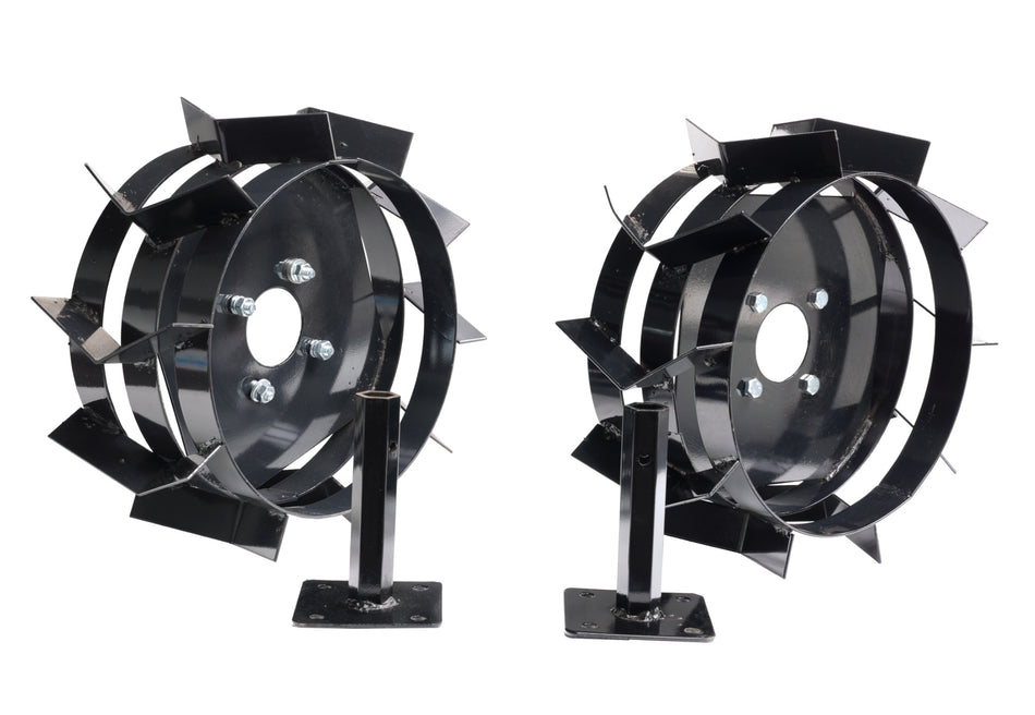 ProGARDEN Set 2 roti metalice 400x8 cu manicot 23mm