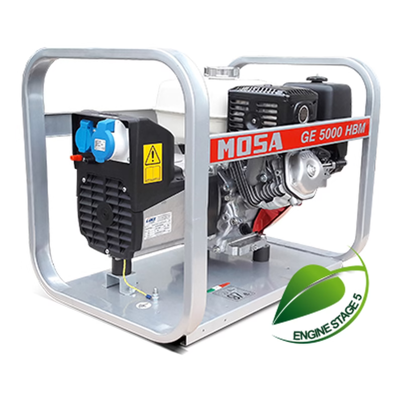 Generator de curent Gama "Open Frame" MOSA - Powered by Honda GE 5000 HBM - AVR