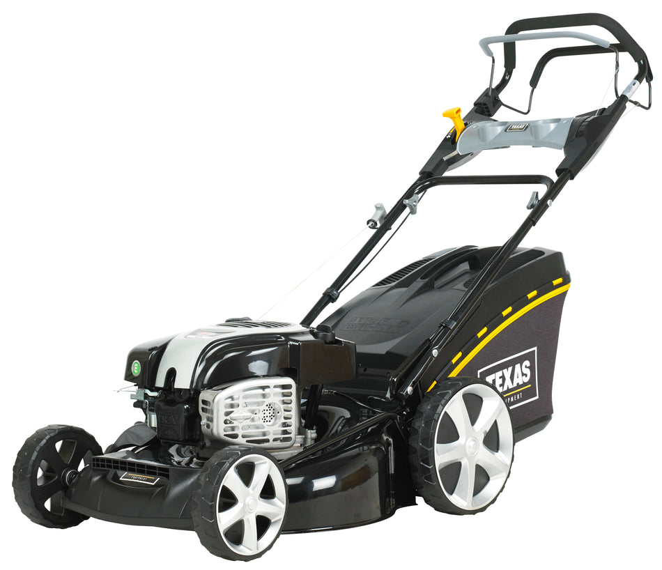 Texas Razor 5130TR/W Masina de tuns gazon, 3.5CP, latime lucru 51cm, inaltime taiere 28-75mm, 65L, benzina, autopropulsata, reglaj central, la sfoara