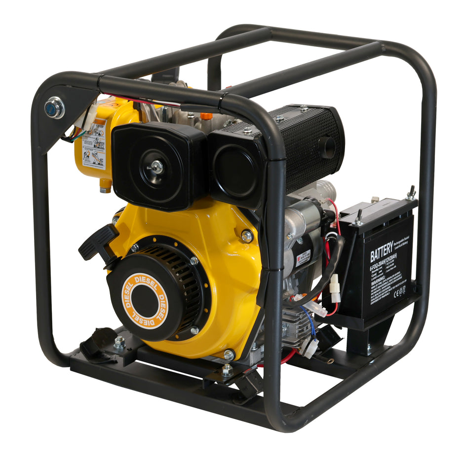 ProGARDEN PD20E motopompa 2"/50mm, diesel, apa curata, pornire electrica