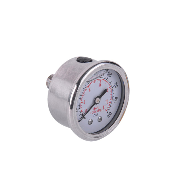ProGARDEN manometru inox, 0-11bar, orizontal, FE1/4", lichid anti-vibratii