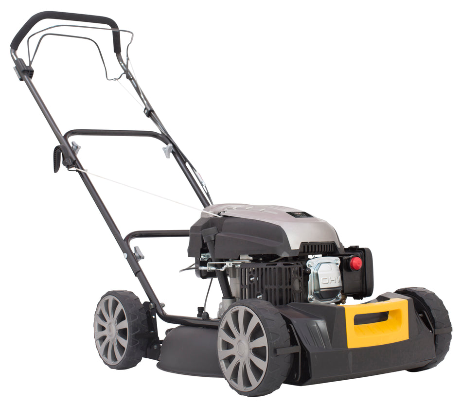 Texas Razor 4810TR/M, masina de tuns gazonul prin mulcire, benzina 3CP, latime lucru 480mm, autopropulsata, reglaj central 5 pozitii