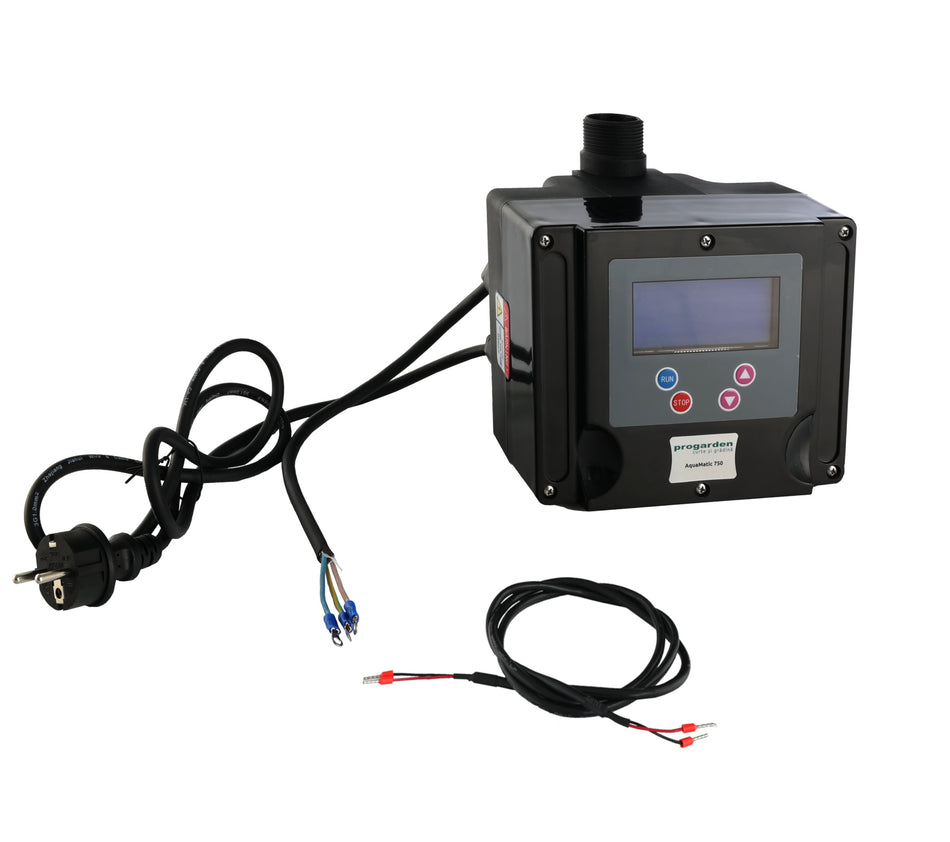 ProGARDEN AquaMatic 750 Controler VFD 20-50Hz, 0.75kW, 1x230V-in, 1x230V-out, compact, LED