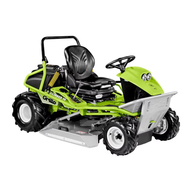 Tractoras Hidrostatic de tuns si tocat vegetatie cu garda joasa (tip kart) si roti tractor + tractiune 4x4, 22 CP, benzina, 98 cm GRILLO Climber 10 AWD27