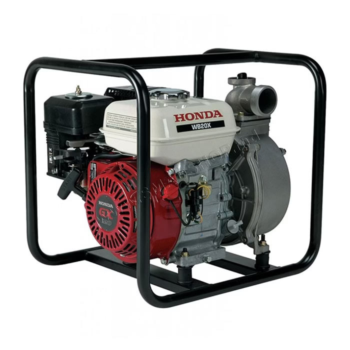 Motopompa apa curata Honda WB20XT4 DRX, 2", 3.5 CP, benzina, 620 l/min, Hmax. de refulare 32 m