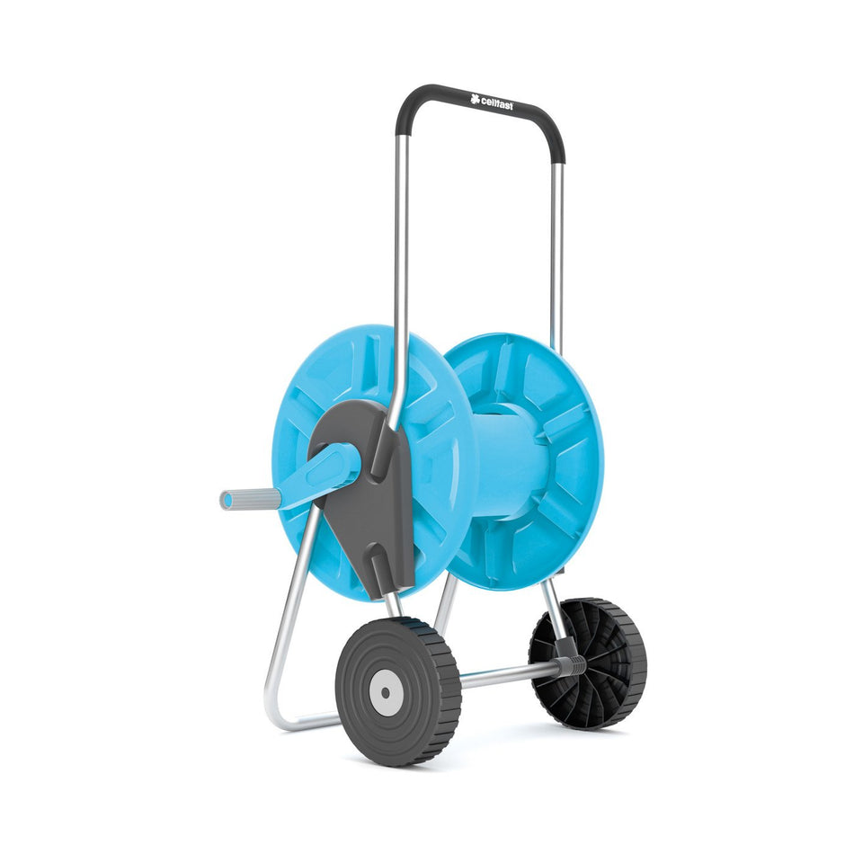 Carucior cu tambur pentru furtun de gradina Cellfast ALUPLUS, 1/2" INCH, 60m