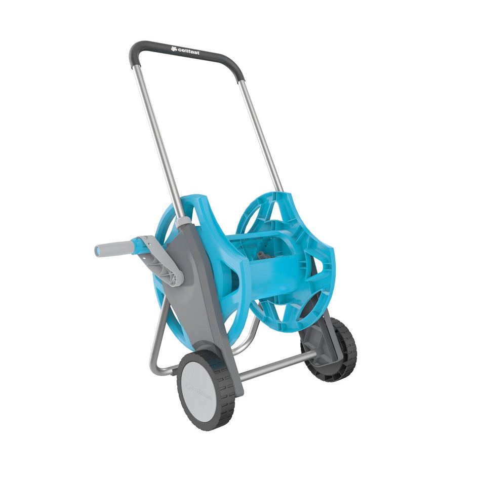 Carucior cu tambur pentru furtun de gradina CELLFAST DISCOVER, 1/2" Inch, 60m