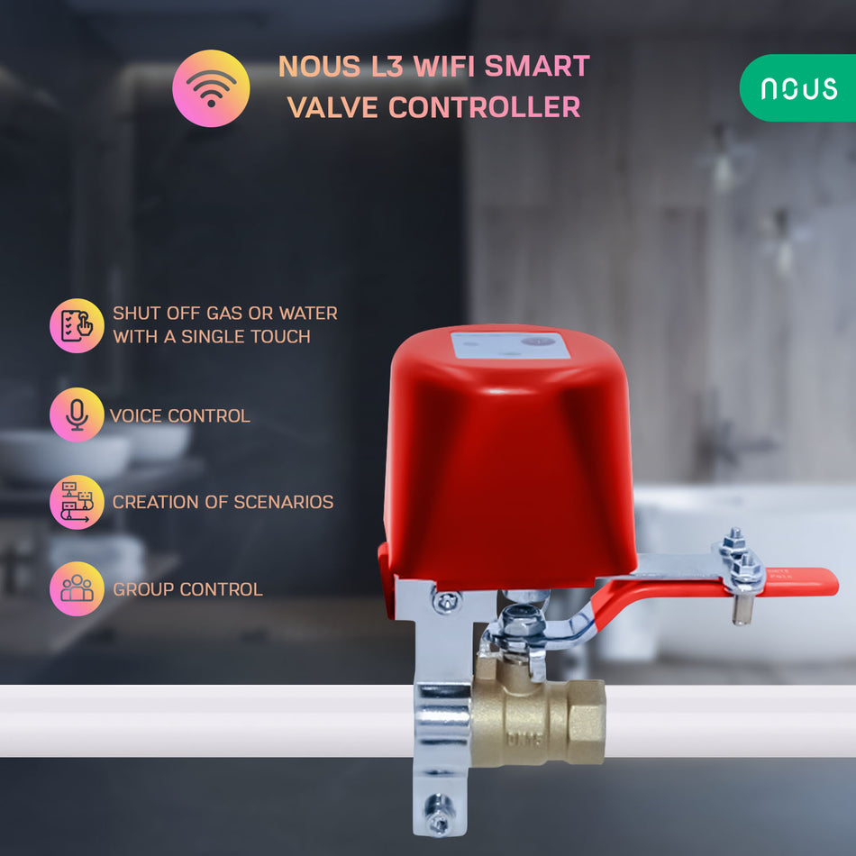 Electrovalva Smart cu Temporizator NOUS L3, WIFI