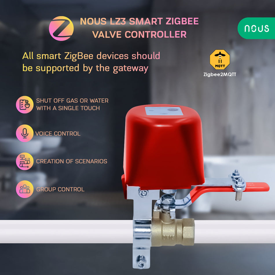 Electrovalva Smart cu Temporizator NOUS LZ3, ZigBEE