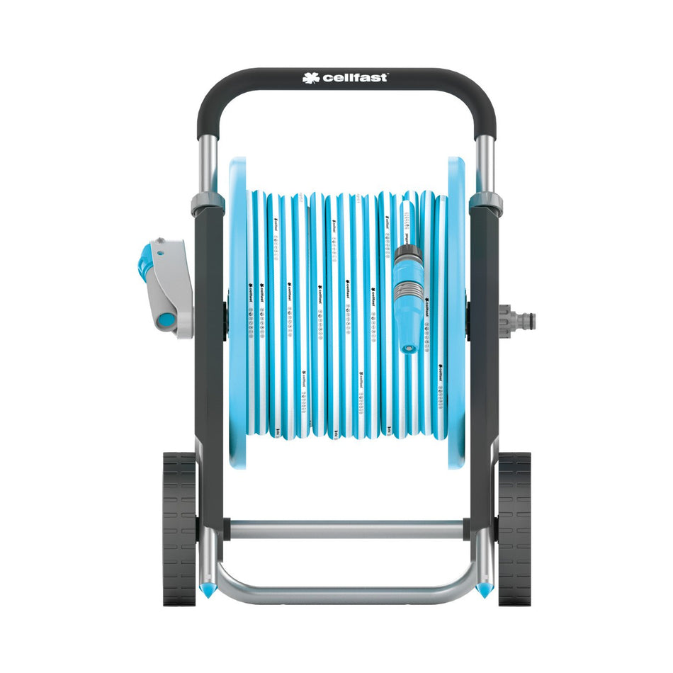 Furtun cu tambur Cellfast COMPACT, furtun gradina 1/2" Inch 20 m, accesorii incluse