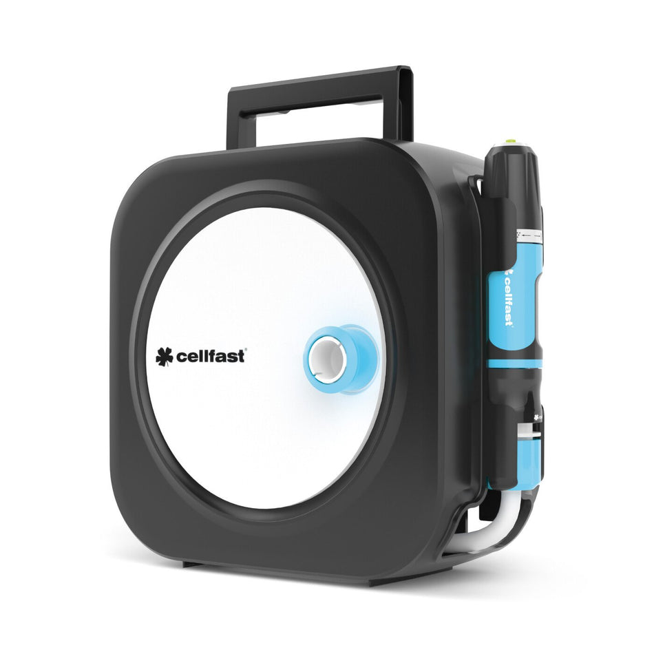 Furtun cu tambur Cellfast ERGO, 10m, accesorii incluse
