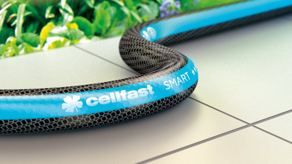 Furtun pentru gradina Cellfast SMART cu 3 straturi, 3/4" Inch, Armat, 50m, protectie UV, antirasucire