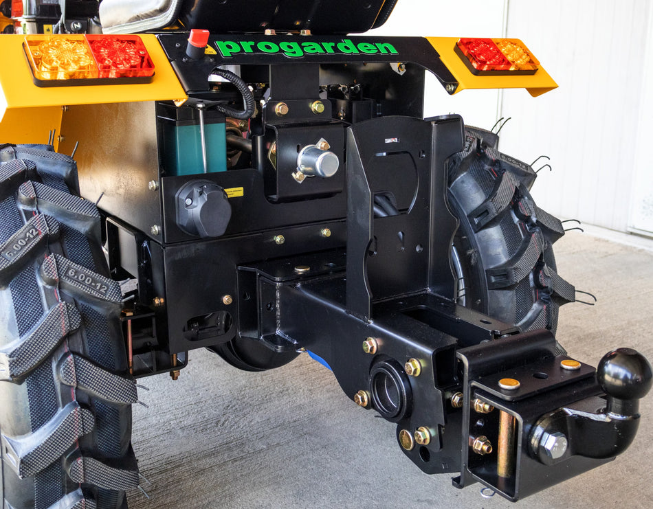 ProGARDEN Campo T18 Minitractor V27 4x4, 18CP, benzina, hidraulica fata-spate, roti 6.00-12