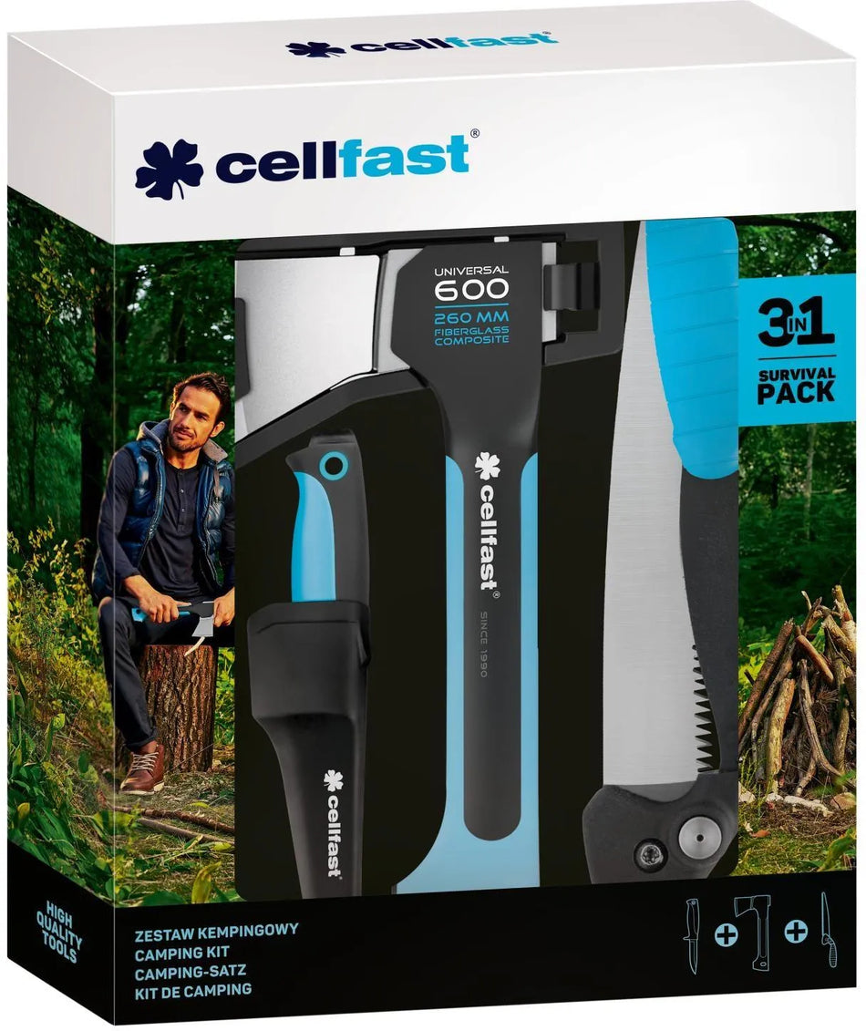 Set 3 accesorii pentru camping Cellfast ENERGO