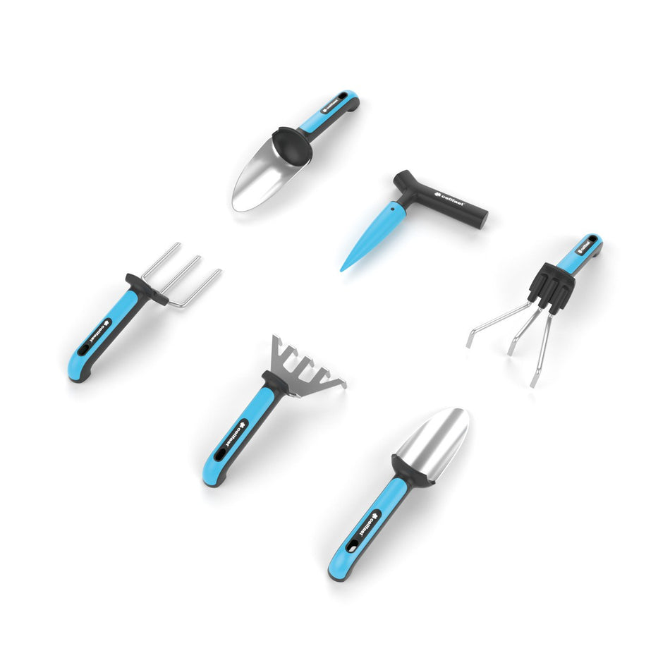 Set 6 unelte si manusi pentru gradina CELLFAST ERGO