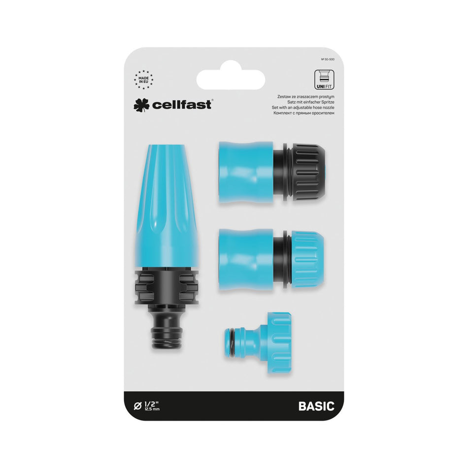 Set duza reglabila Cellfast BASIC, conector 1/2" Inch - 5/8" Inch