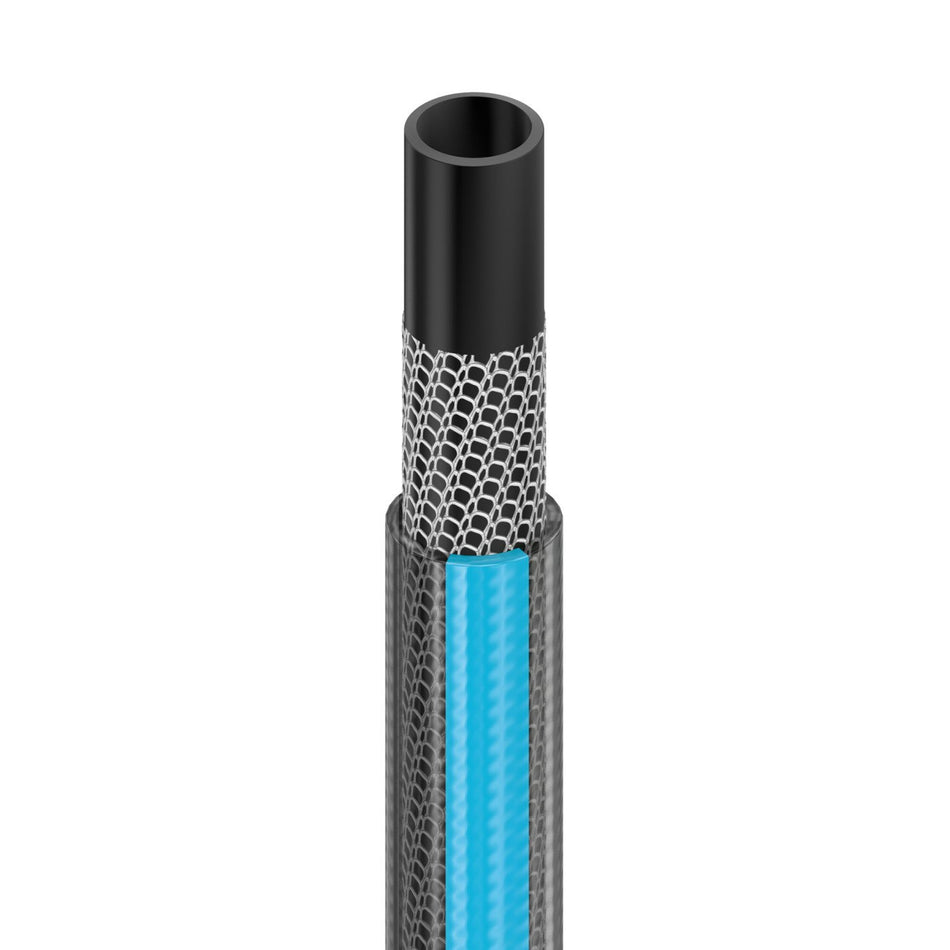 Set furtun pentru gradina Cellfast SMART ATS3, 1/2" Inch, Armat, 20m, protectie UV, antirasucire, duza stropire, conectori