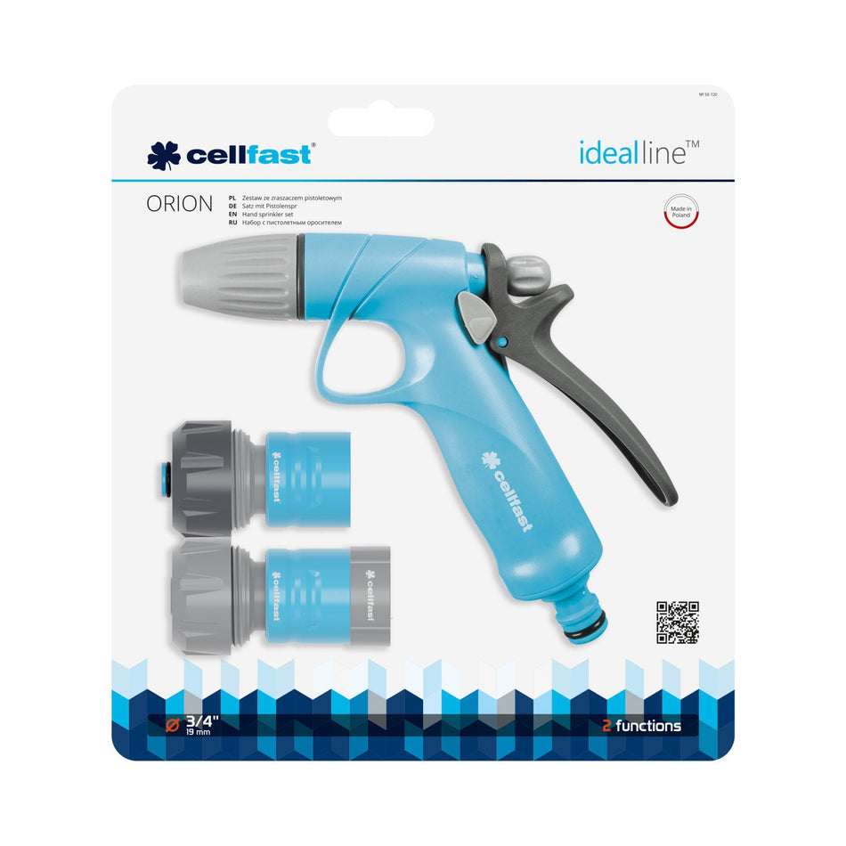 Set pistol pentru stropit Cellfast ORION IDEAL 3/4" Inch