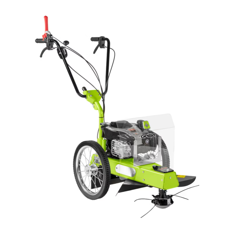 Trimmer pe roti Grillo HWT 570 Multiforce - Motocoasa cu Fir si Perie de Erbicidare - Prin impingere, fara tractiune pe roti