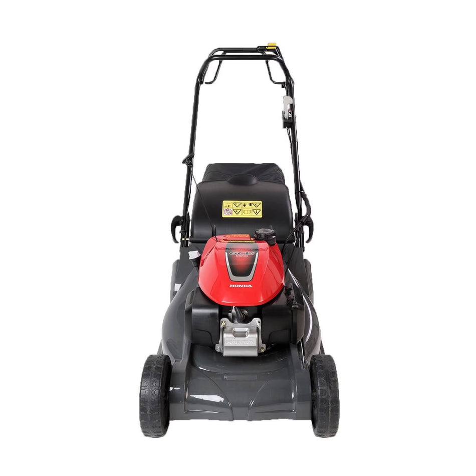 Masina de tuns iarba cu rulou posterior Honda HRX 476 QY, 4.8 CP, benzina, 47 cm, 73 L, autopropulsata 1 viteza, Rotostop - blocarea lamei + Golire cos fara a opri motorul