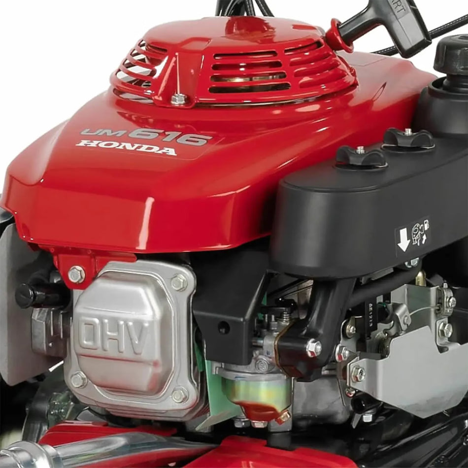 Mașina de tocat iarbă și vegetație Honda UM 616 K3 EBE2, 4.35 CP, benzină, 61 cm, transmisie variabilă hidrostatic, Rotostop - blocarea lamei, frână de parcare
