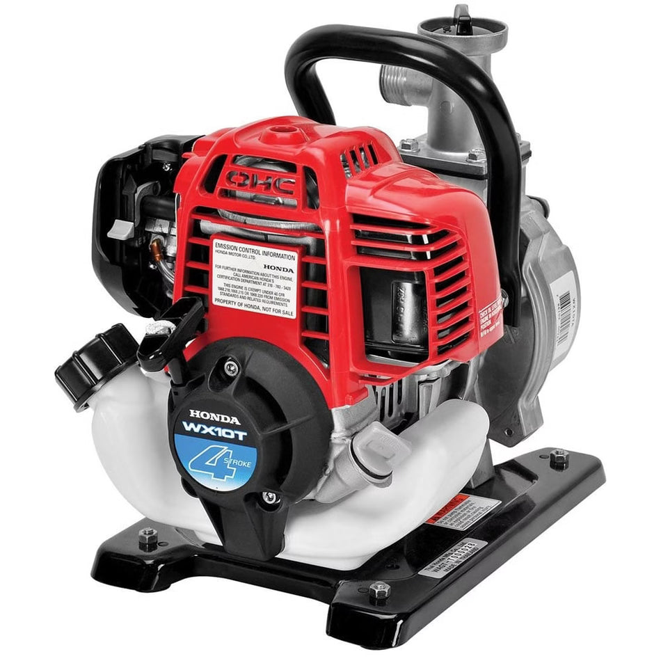 Motopompa apa curata Honda WX10T-E1, 1", 0,98 CP, benzina, 120 l/min, Hmax. de refulare 37 m