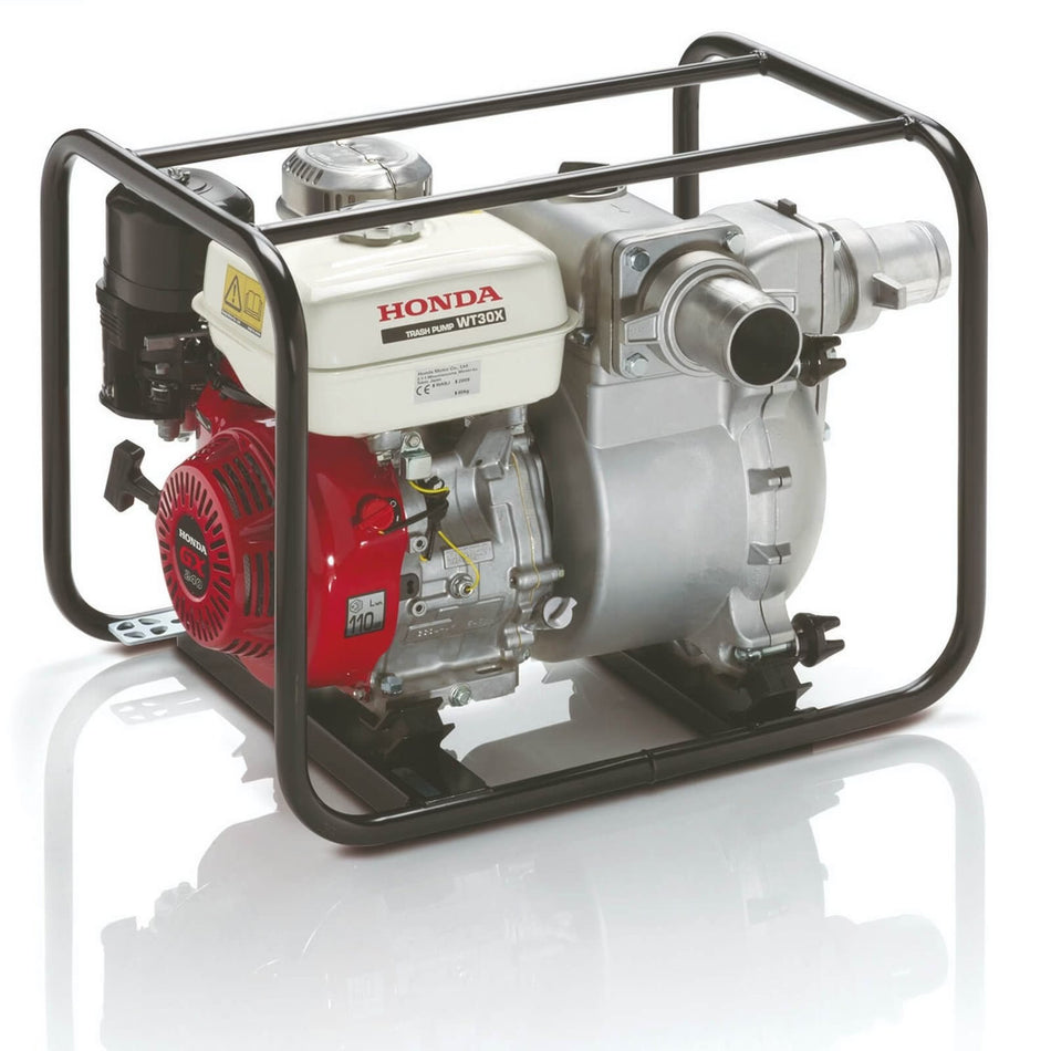 Motopompa apa murdara Honda WT30XK4 DE, 3", 8.5 CP, benzina, 1200 l/min, Hmax. de refulare 25 m
