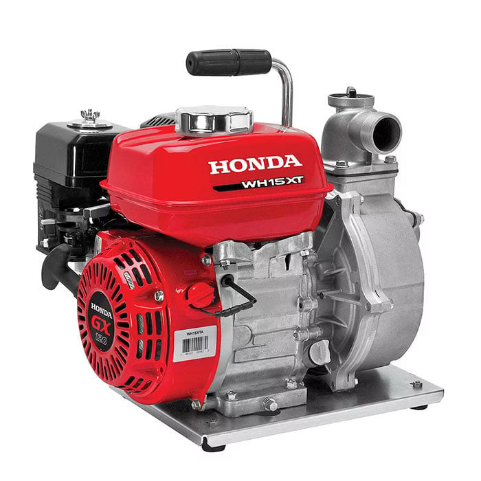 Motopompa de presiune Honda WH15XT2 EX, 1.5", 3.54 CP, benzina, 370 L/min, Hmax. de refulare 40 m