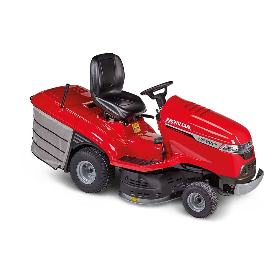 Tractoraș de tuns gazon Honda HF 2317 HME, 13.19 CP, benzină, 92 cm, coș colector 280 L, transmisie hidrostatică