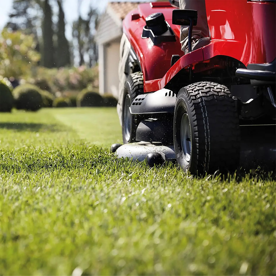 Tractoraș de tuns gazon Honda HF 2625 K1 HTEH, 18.9 CP, benzină, 122 cm lățime de tăiere, coș colector 350 L, transmisie hidrostatică, mulching Versamow, cruise control, descărcare electrică coș
