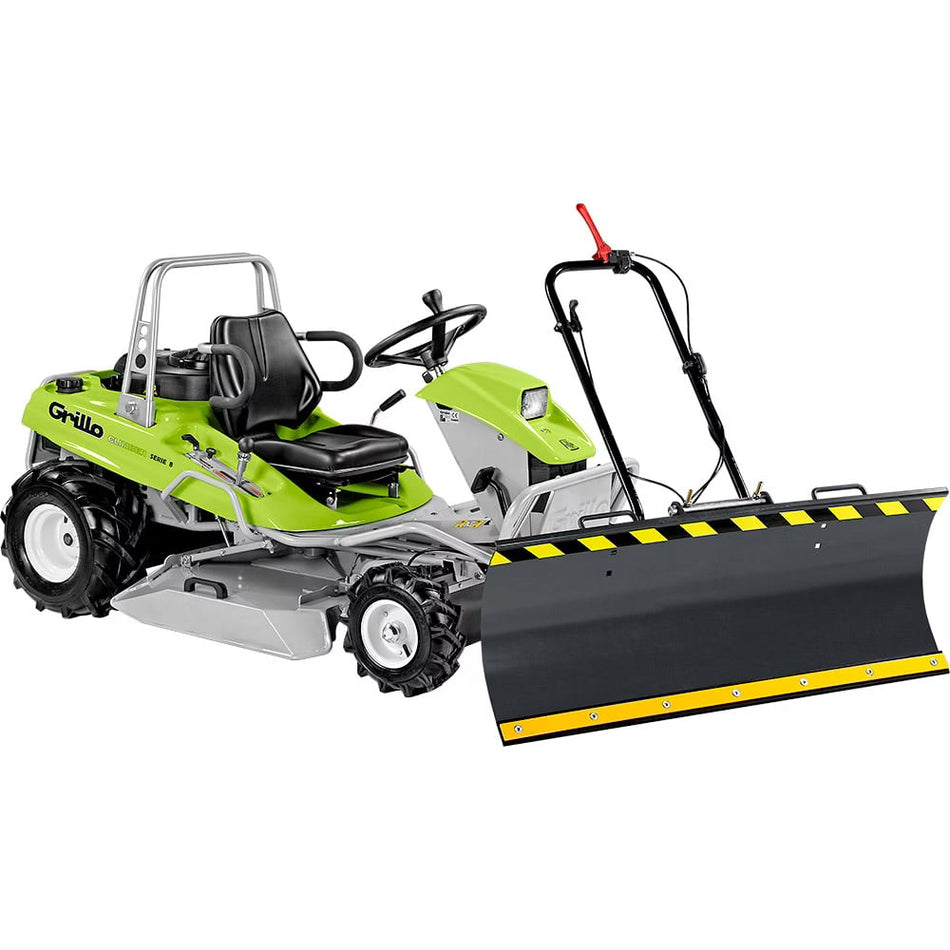Tractoras Hidrostatic de tuns si tocat vegetatie cu garda joasa (tip kart) si roti tractor + frana de lucru, 18 CP, benzina, 91 cm GRILLO Climber 8.22