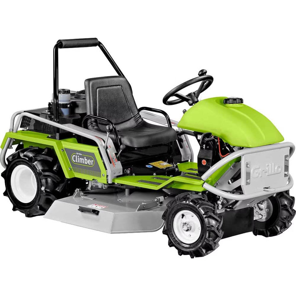 Tractoras Hidrostatic de tuns si tocat vegetatie cu garda joasa (tip kart) si roti tractor + frana de lucru, 15.2 CP, benzina, 91 cm GRILLO Climber 9.18