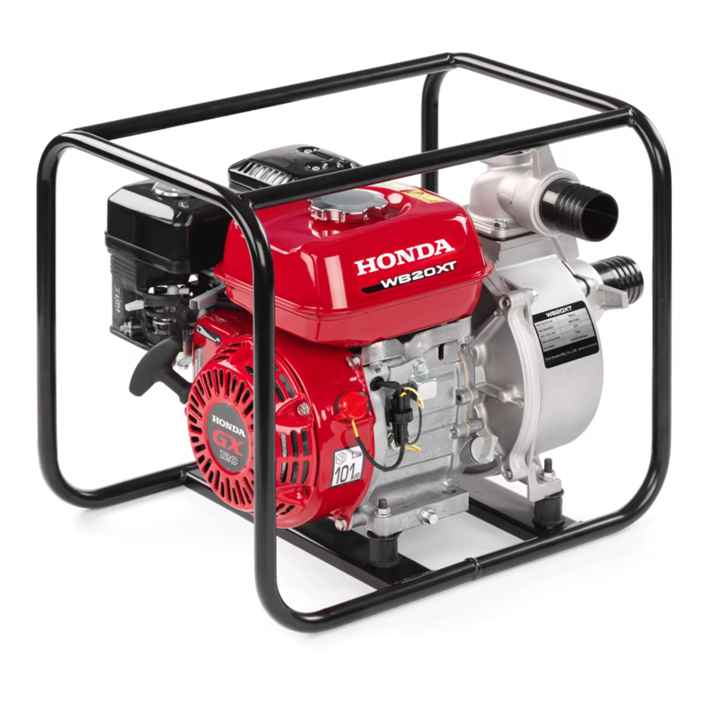 Motopompa apa curata Honda WB20XT4 DRX, 2", 3.5 CP, benzina, 620 l/min, Hmax. de refulare 32 m